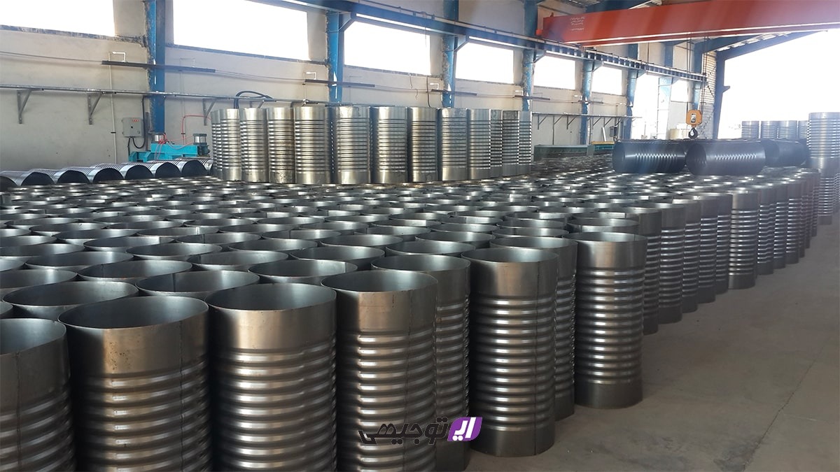 بررسی مراحل تولید بشکه فلزی