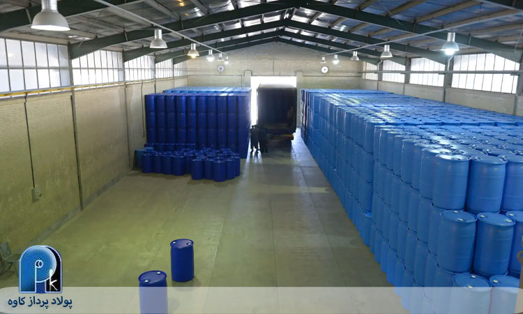 چیدن صحیح بشکه در انبار