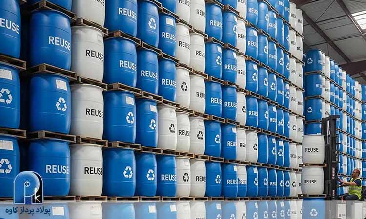 نگهداری بشکه های مواد غذایی